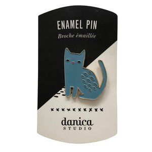 Danica Studios Blue Cat High Quality Enamel Pin - New
